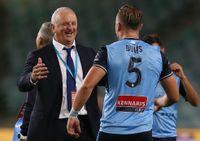 Graham Arnold and Jordy Buijs